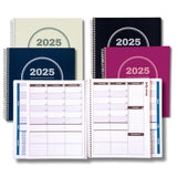 Order Out Of Chaos 2025-2026 Academic Planner, Daily, Weekly & Monthly Time Management School Agenda, Size 8.5x8.25 (Berry Blue)