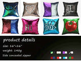 Reversible Color Change Sequin Throw Pillow Cases