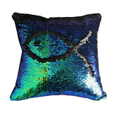 Reversible Color Change Sequin Throw Pillow Cases
