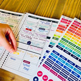 Academic Planner Student Sticker Sheet