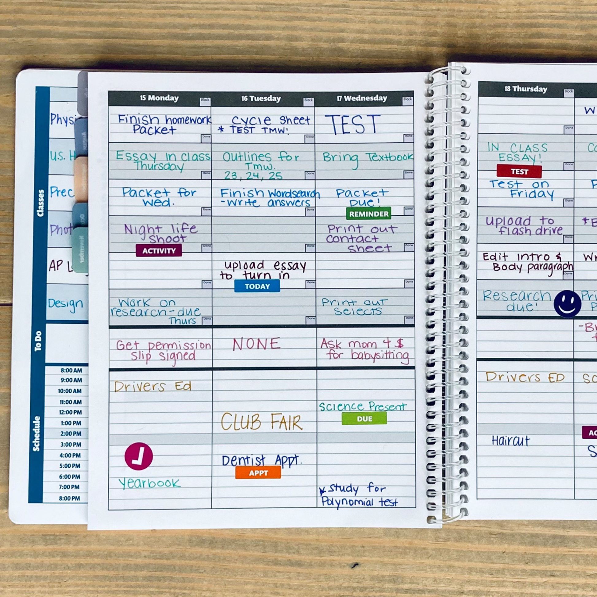 2026-27 Academic Planner: A Tool For Time Management® (8.25x8.5) With All Day Planning