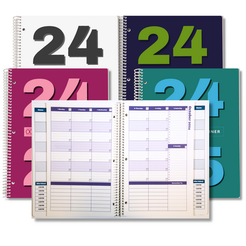 2024-25 Academic Planner: A Tool For Time Management® (8.5x11) With After-School Planning.