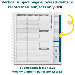 2026-27 Academic Planner: A Tool For Time Management® (8.25x8.5) With All Day Planning