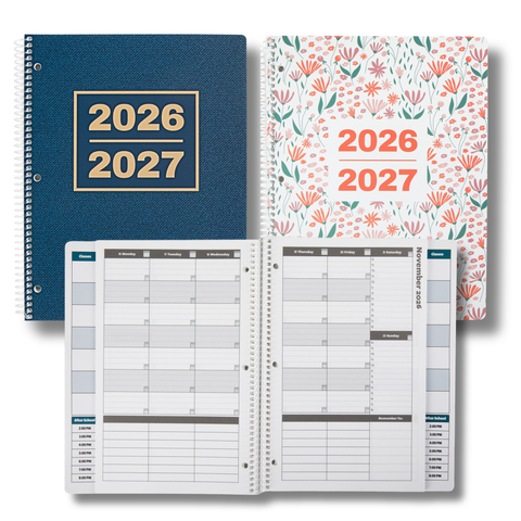 Limited Edition Pattern Cover | 2026-27 Academic Planner: A Tool for Time Management®  (8.5x11)