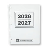 Order Out Of Chaos Academic Planner 2026-2027, Daily Weekly Monthly School Calendar, Student Planner 2026-2027, 8.5 x 11 Homework Organizer, july 2026-june 2027 White Black School Agenda Book