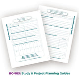 Order Out Of Chaos Academic Planner 2026-2027, Daily Weekly Monthly School Calendar, Student Planner 2026-2027, 8.5 x 11 Homework Organizer, july 2026-june 2027 White Black School Agenda Book