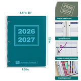 Order Out Of Chaos Academic Planner 2026-2027, Daily Weekly Monthly School Calendar, Student Planner 2026-2027, 8.5 x 11 Homework Organizer, july 2026-june 2027 White Black School Agenda Book