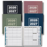 Order Out Of Chaos Academic Planner 2026-2027 Daily Weekly and Monthly Calendar, School Agenda Book, July 2026-June 2026 planner 8.5x8.25 Homework Organizer (Stormy Blue)