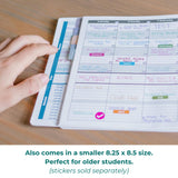Order Out Of Chaos Academic Planner 2026-2027, Daily Weekly Monthly School Calendar, Student Planner 2026-2027, 8.5 x 11 Homework Organizer, july 2026-june 2027 White Black School Agenda Book