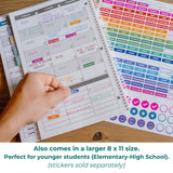 Order Out Of Chaos Academic Planner 2026-2027 Daily Weekly and Monthly Calendar, School Agenda Book, July 2026-June 2026 planner 8.5x8.25 Homework Organizer (Stormy Blue)