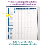 2024-25 Academic Planner: A Tool For Time Management® (8.25x8.5) With All Day Planning.