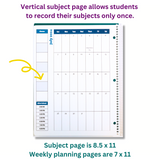 2024-25 Academic Planner: A Tool For Time Management® (8.5x11) With After-School Planning.