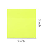 Transparent Sticky Note Pads 3x3 Waterproof Self-Adhesive