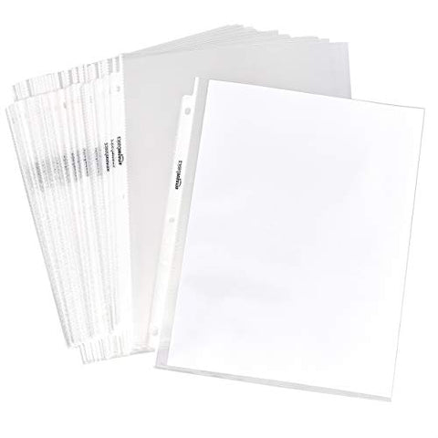 Amazon Basics Sheet Protector, 100-Pack