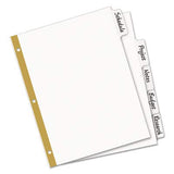 Avery Big Tab Write-On Dividers, 5-Tab Set