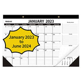 Desk Calendar 2023 - January 2023- June 2024