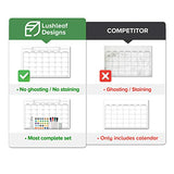 Magnetic Chore Chart Whiteboard & Reusable Dry Erase Calendar