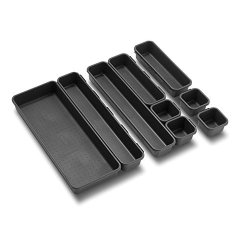 madesmart 9-Piece Interlocking Bins