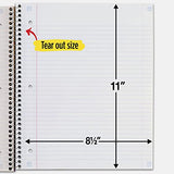 Five Star Spiral Notebook, 5-Subject with College Ruled Paper