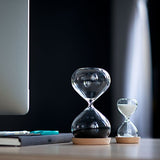 Hourglass Sand Timer - 30 Minute & 5 Minute Timer Set