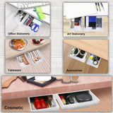 2 Pack Under Desk Drawer Organizer