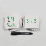 mcSquares Stickies - Reusable, Dry-Erase, Adhesive-Free Stickers