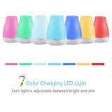 URPOWER Essential Oil Diffuser with Adjustable Mist Mode, Waterless Auto Shut-off and 7 Color LED Lights