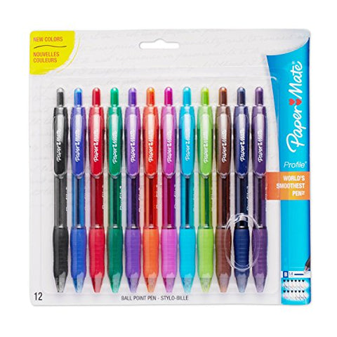 Paper Mate Profile Retractable Ballpoint Pens