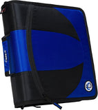 Case-it 2-in-1 Zipper D-Ring Binder, DUAL-101