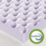 3 Inch Egg Crate Memory Foam Mattress Topper