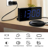 Super Loud Alarm Clock with Bed Shaker