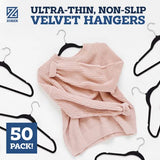 Velvet Hangers 50 Pack