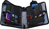 Case-it 2-in-1 Zipper D-Ring Binder, DUAL-101