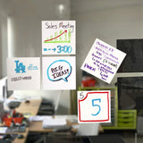 mcSquares Stickies - Reusable, Dry-Erase, Adhesive-Free Stickers