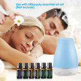 URPOWER Essential Oil Diffuser with Adjustable Mist Mode, Waterless Auto Shut-off and 7 Color LED Lights