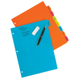 Avery Big Tab Write & Erase Durable Plastic Dividers,