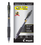 Pilot G2 Retractable Premium Gel Ink Roller Ball Pens